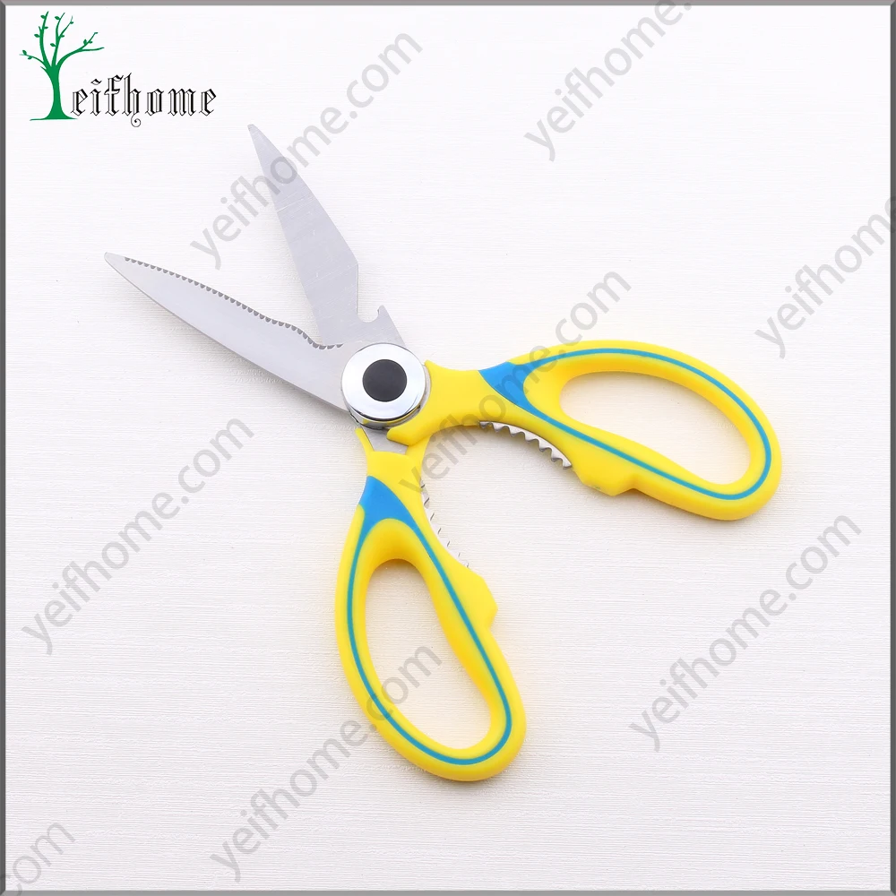 Best selling stainless steel scissors with soft TPR grip