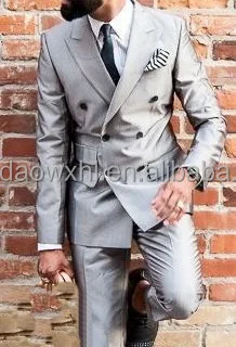 silver formal pants