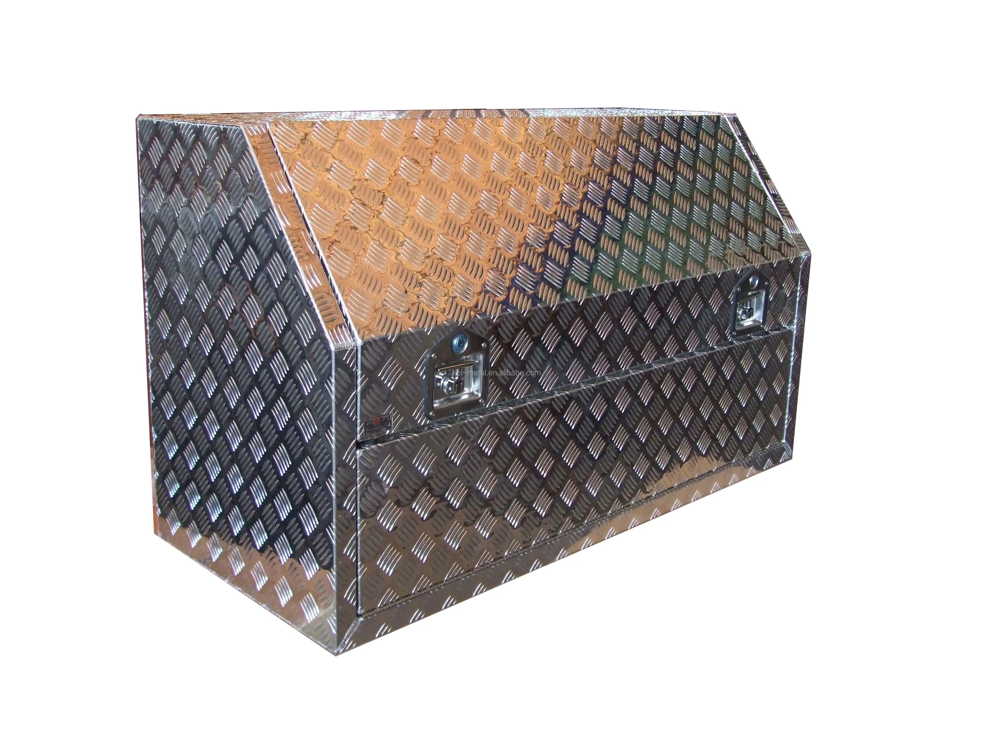 Ute Custom Made Large Aluminium Checker Plate Truck Tool Box For Camper Trailer Buy Ute Custom