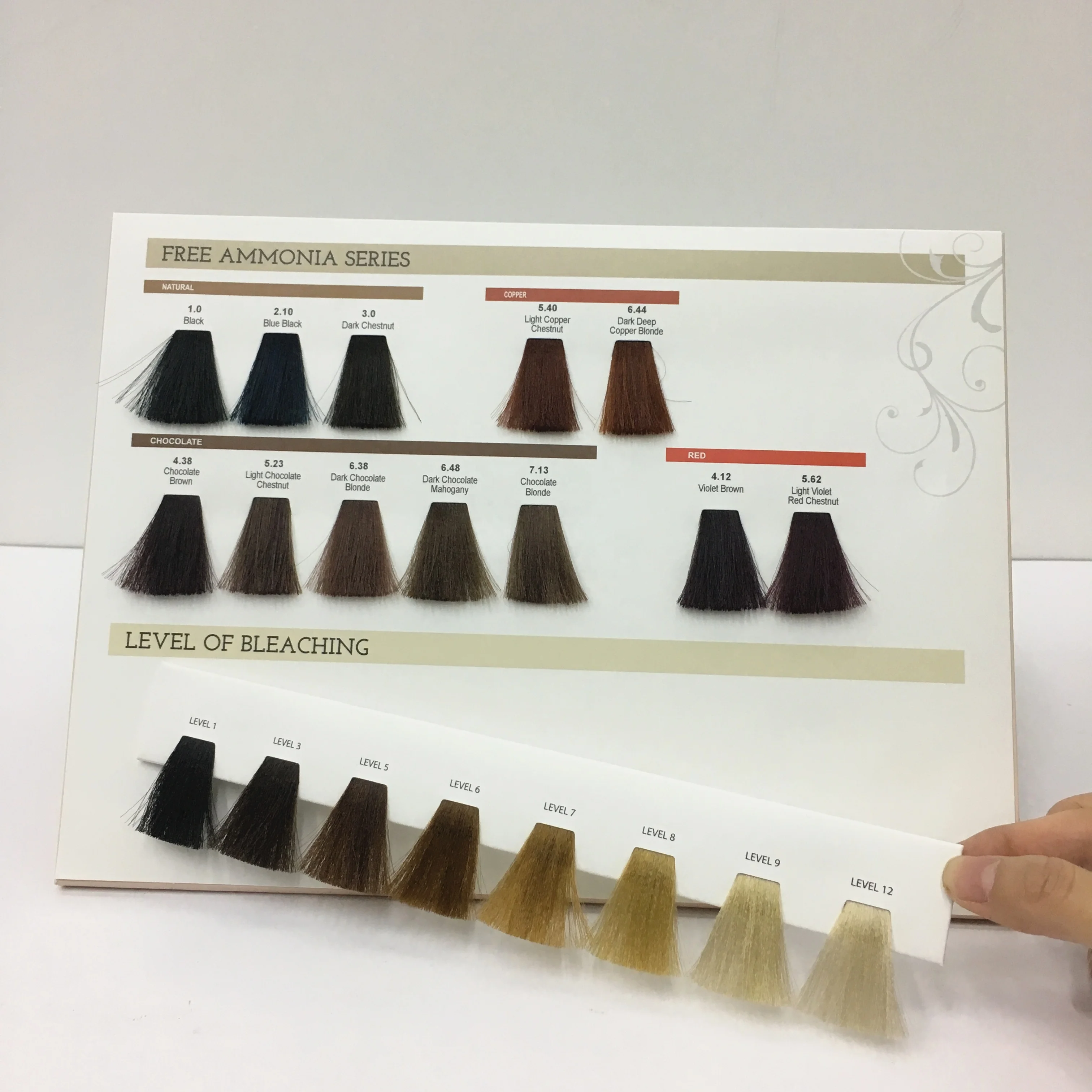 Professional Hair Color Chart Book Hair Color Chart Supplier - Buy Hair ...