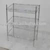 3-layer NSF slanted chrome industrial wire shelving