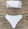 sexy bandeau strapless bikini seamless reversible design bikini in bulk