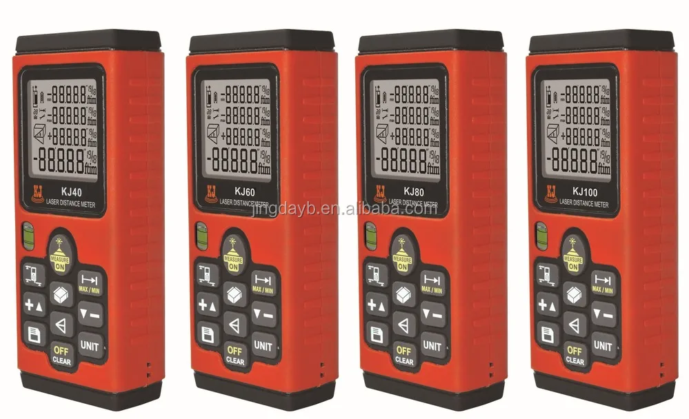 Infrared Laser Distance Meter Measuring Device Rangefinder Kj80 Mini