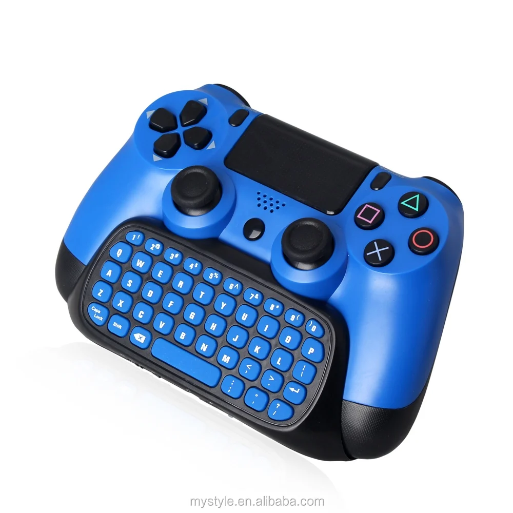 New Blue 3 5ミリメートルjack Mini 2 4g Wireless Chatpad Message Bluetooth Keyboardためps4 Ps4 Slim Controller Buy ミニワイヤレスキーボード用ps4 2 4グラムワイヤレスコントローラー用プレイステーション4スリムコントローラ 3 5ミリメートルbluetooth