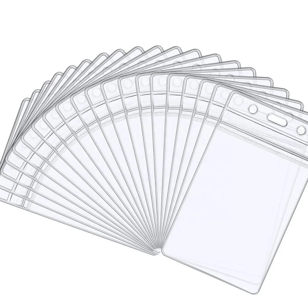 Extra Thick Horizontal Plastic Clear Card Holders Buy Custom Waterproof Type Pvc Id Card