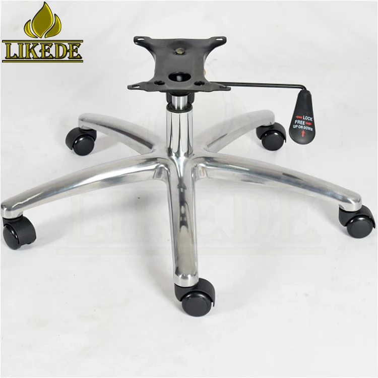 High Quality Aluminum Alloy Office Chair Stand Base Hot Sale Accessory Furniture Leg Gaming boss Chair Base Metal Leg