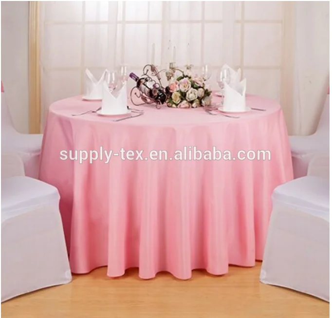 Round Wedding Polyester Tablecloths Cheap Fabric For Tablecloth Buy