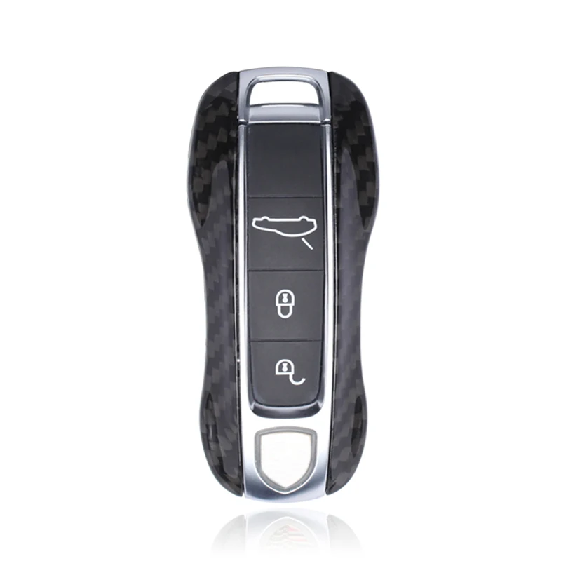Wholesale Hard Carbon Fiber Key Case Cover Key Protector For Porsche