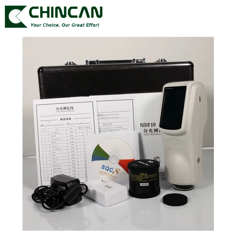 Chincan Ns810 8mm Portable Colorimeter Spectrophotometer For Color