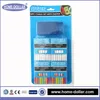 high quality white and color art drawing universally board small chalk set with eraser