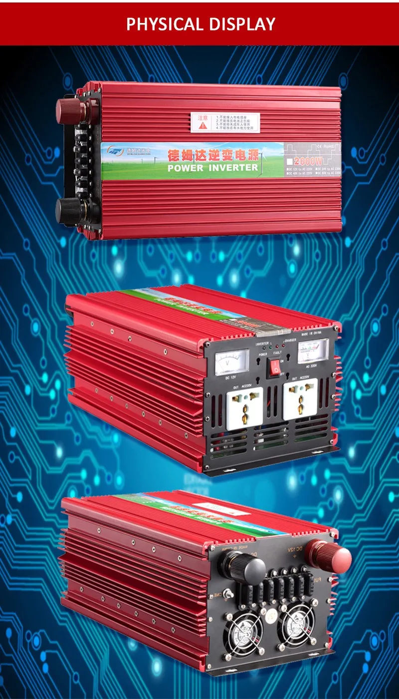 Top Selling 12v 220v Ac Dc Converter 3kw 2kw Ups Inverter Kits For Car