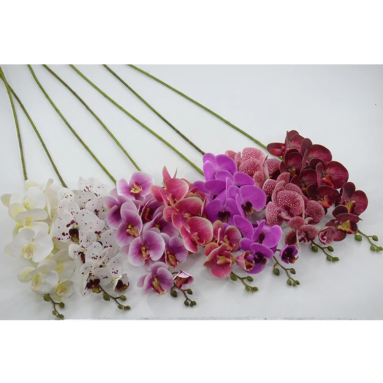 Tianjin Lusiaflower Real Touch 3d Printing Wholesale Artificial Orchid Flower For Wedding Hotel