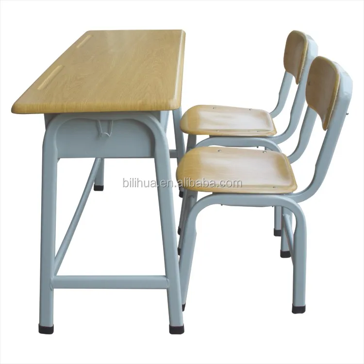 Good quality double seat two people school furniture desk chair student school sets