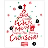wholesale window christmas sticker,christmas tree wall decals,home decor merry christmas wall sticker