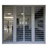 Compact aluminum security shutters window with security bar