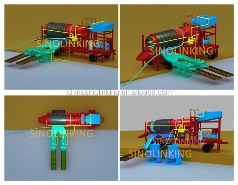 2016 SINOLINKING Gravity Separation Diamond Washing Plant / Diamond Mining Equipment / Diamond Mining Machines for Sale