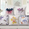 Colour art paintings animal patterns cotton linen hug pillow