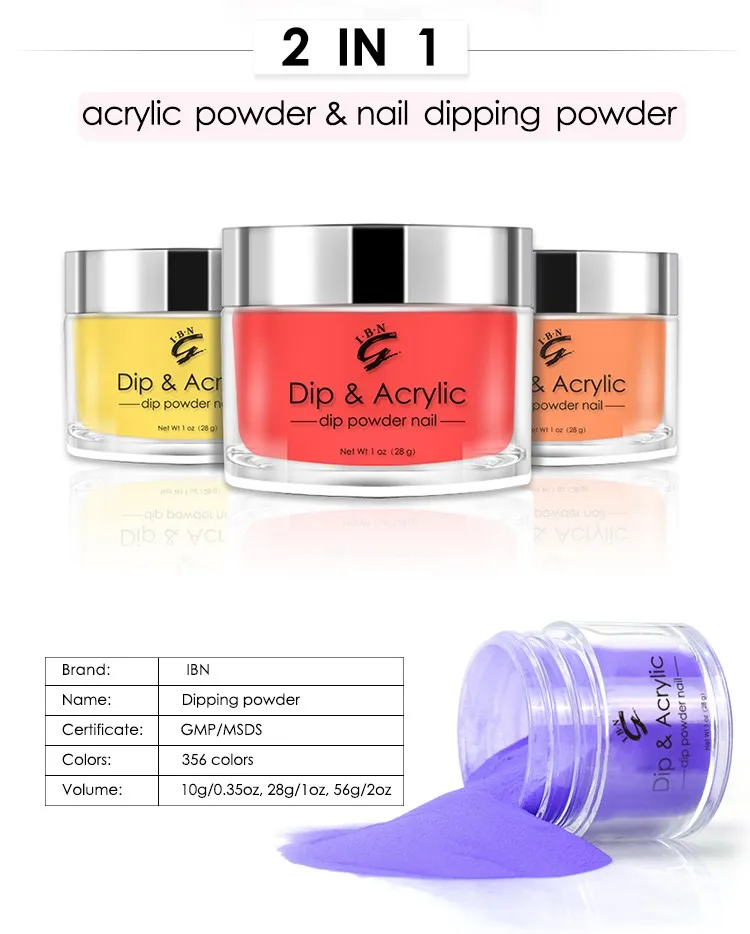 Organic Healthy Nails Dip Gel Powder With Vitamin For Liquid And Powder ...