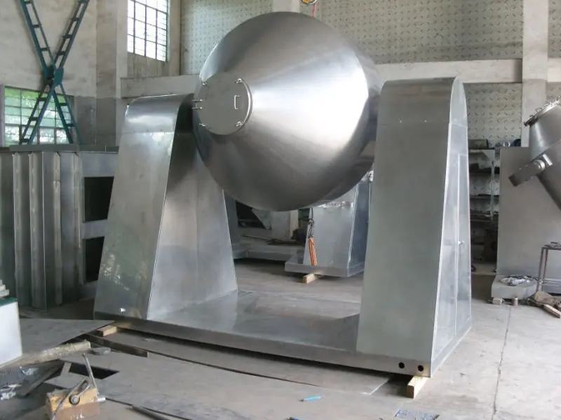 双锥旋转真空干燥机/生物质旋转滚筒干燥机