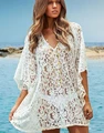 2016 Summer Beach Cover Up Bikini Bathing Suit Cover Ups BeachWear Tassel irregular Swimsuit Coverup Dress