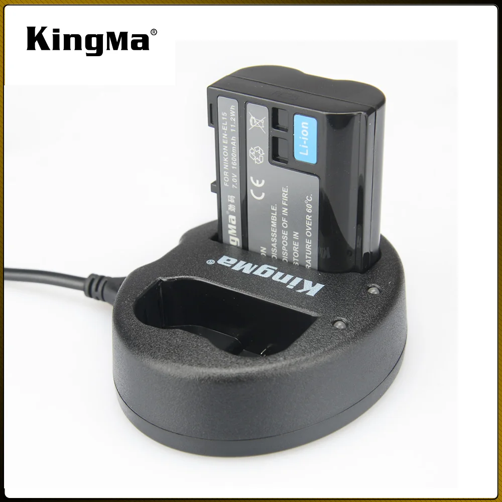 KingMa EN-EL15 dual USB charger BM015-ENEL15 for Nikon EN-EL15