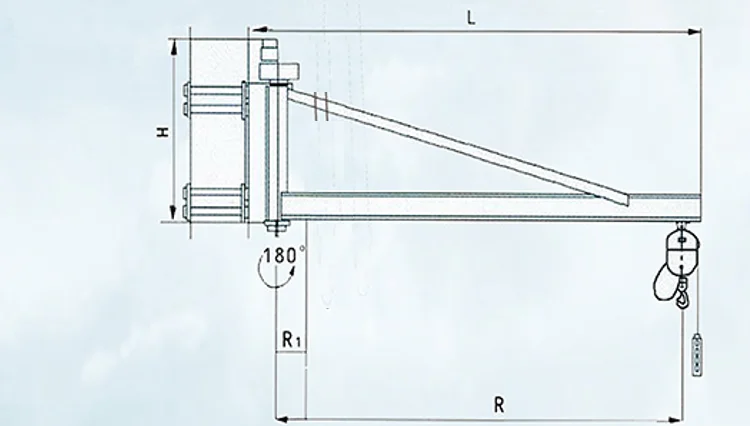 5 ton indoor jib crane price