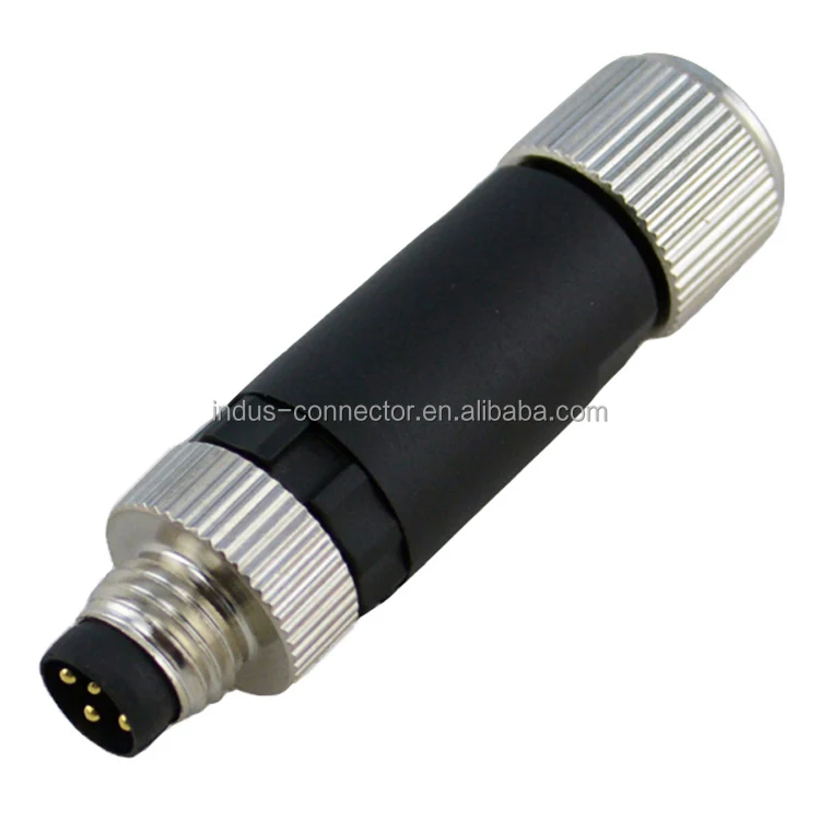 Ip68 Male Assembly 3 Pin M8 Cable Plastic Waterproof Connector - Buy 3 ...