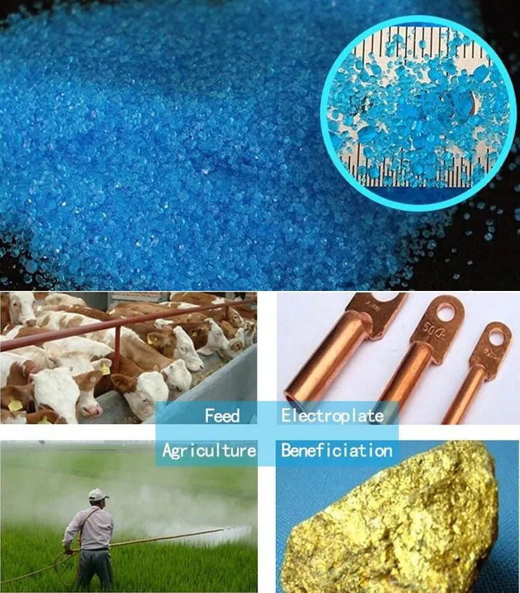 Copper Sulphate Pentahydrate 99 Feed / Agriculture / Electroplating