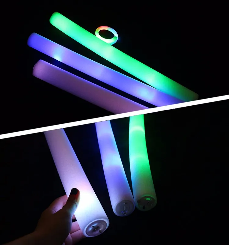 hot sale chinese factory direct led flashing light foam glow