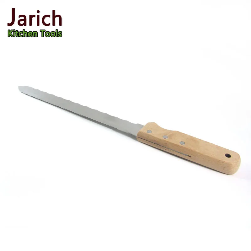 (jyksf316) Stainless Steel 11" Double Sawtooth Blade Knife For
