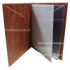 Brown A4 food menu cover,leather wine list,restaurant menu design