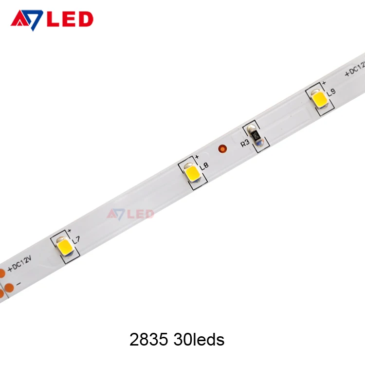 2835 tunable white led strip light/tape light 12v/24v 30led/m high cri flexible light led strip for advertising