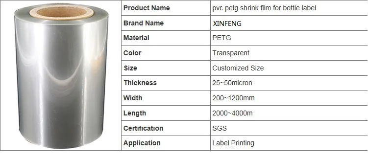 Petg Shrink Film For Printing Labels - Buy Petg Film,Pet Label,Petg Label Product on Alibaba.com