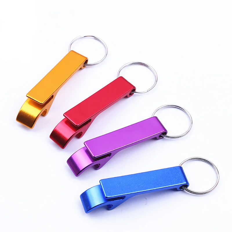 custom engraved promotion products colorful metal bottle opener keychain,custom cheap blank aluminum bottle opener
