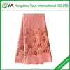 embroidered silk fabric heavy african dry lace for widding swiss voile lace designs French lace 2133-Peach