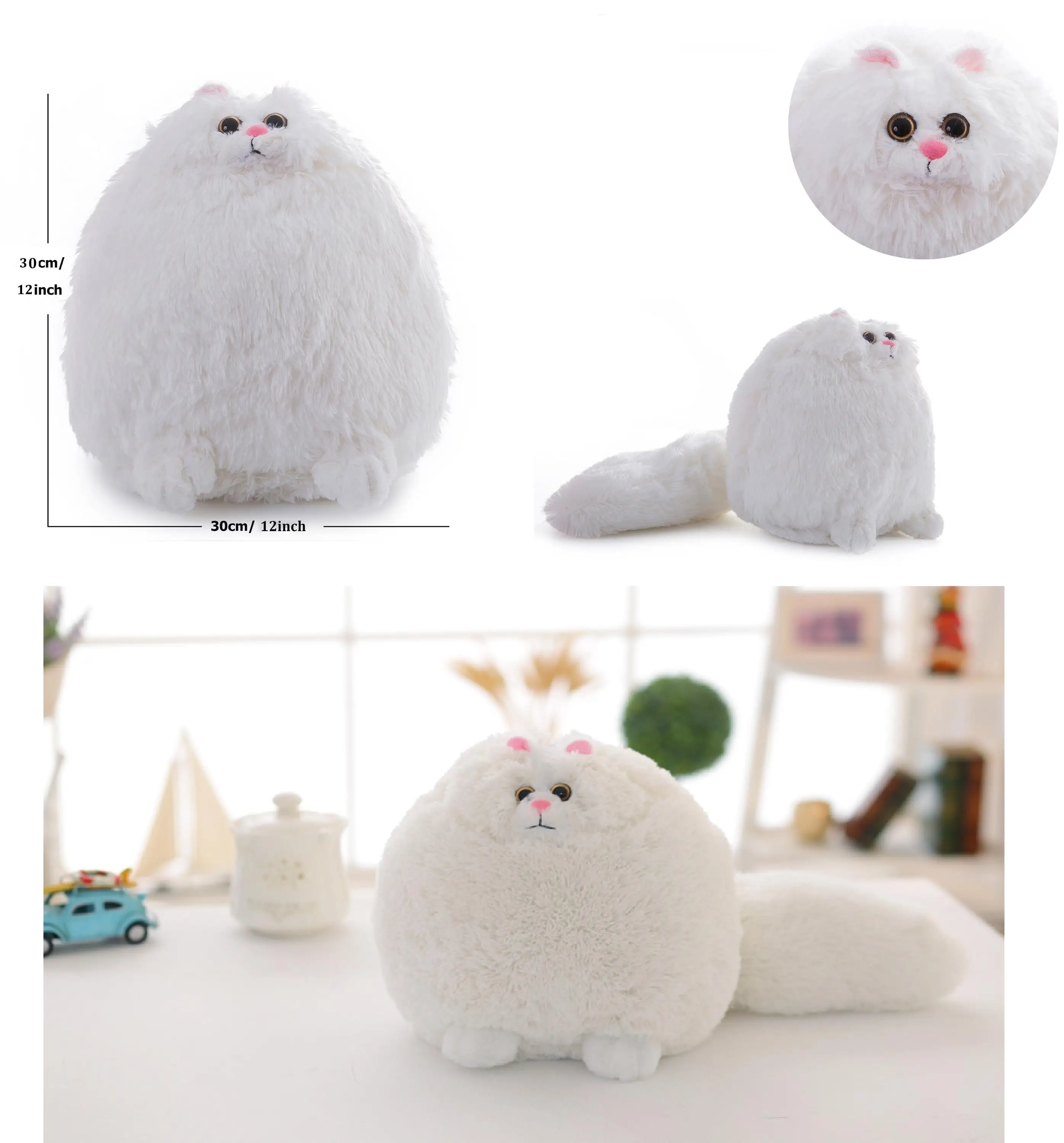 Wholesale 12inch Plush Animal Stuffed Toy Cat Buy Plush Cat,Cat Plush