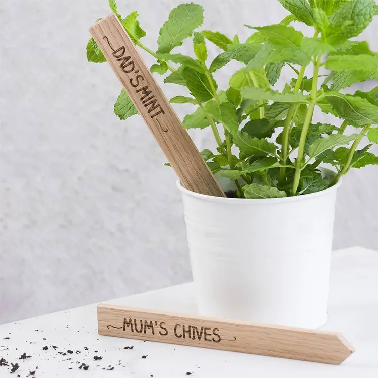 Plant Farm Wholesale Garden Plant Labels I Shape Wooden Plant Labels For Decor Buy Plant