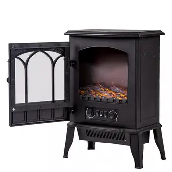 High Quality Log Flame Stove Portable Standing Electric Fireplace