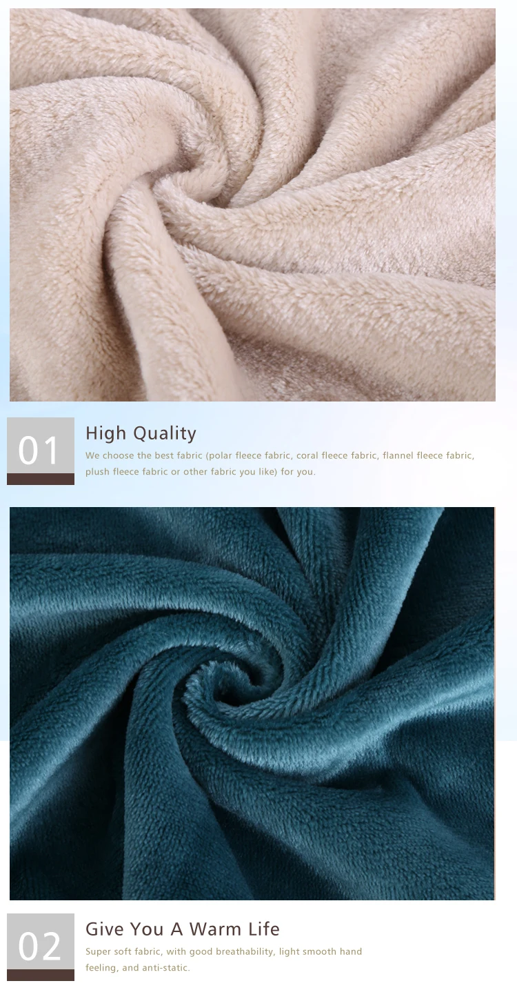 China Manufacturer Super Soft fleece fabric wholesale Polyester Flannel fabric bedding fabric roll