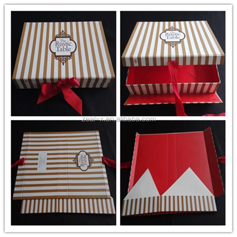 Interior pattern design for the book like box, personalized custom graphic pattern paper box