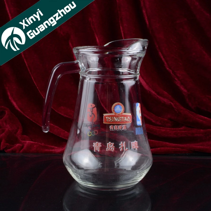 Personalized 1200ml Glass Water Jug / Beer Jug / Drinking Jug Buy