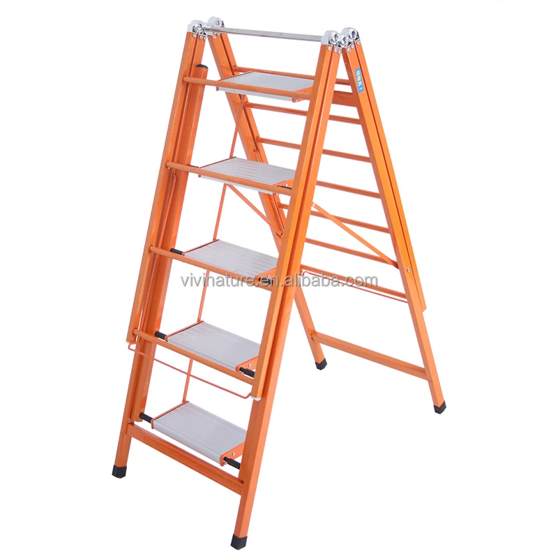 4 Steps Ladder With Wing Clothes Hanger Rack Buy Safety Step Ladders