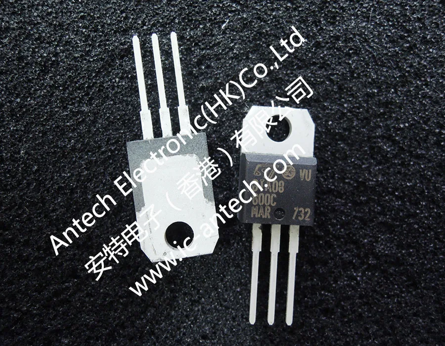 new original integrated circuit bta08-600crg triac 600v 8a to220