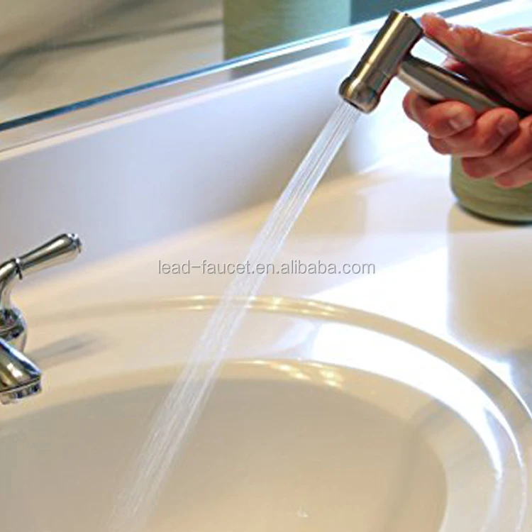 Handheld Toilet Bidet Stainless Steel Bidet Sprayer Bathroom Shattaf Toilet Spray Hand Shower Portable Bidet Water Sprayer Kit