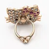 Factory direct hot sale 3D cat mobile phone finger ring , ring holder for mobile phone finger ring stand for phone