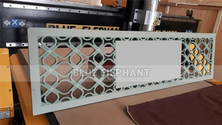 Blue elephant 1325 4 axis cnc router round wood carving machine with CE certified