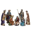 Resin Nativity Of Jesus Figurine Set of 8