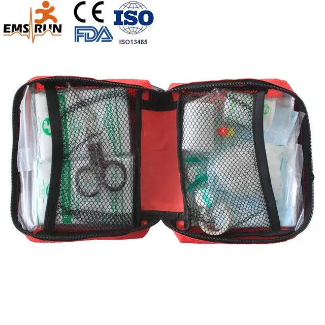 المرجع وافق ce fda iso oem نايلون مفيد المحمولة السفر مغامرة المشي التخييم الإسعافات الأولية