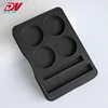 Professional customized black PU leather EVA foam/flocking lining packaging materials