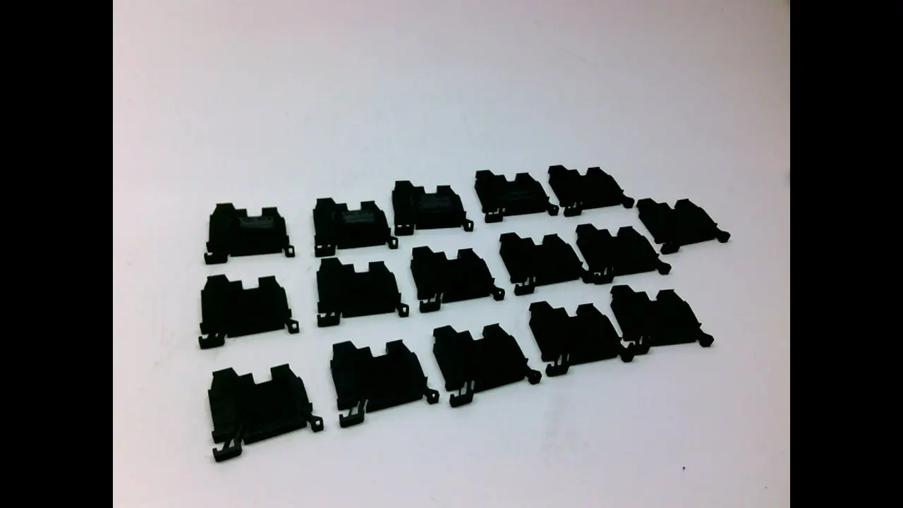 Allen Bradley 1492-W4tw - Black - - Pack Of 16 - Terminal Blocks, 1492-W4tw - Black - - Pack Of 16 -
